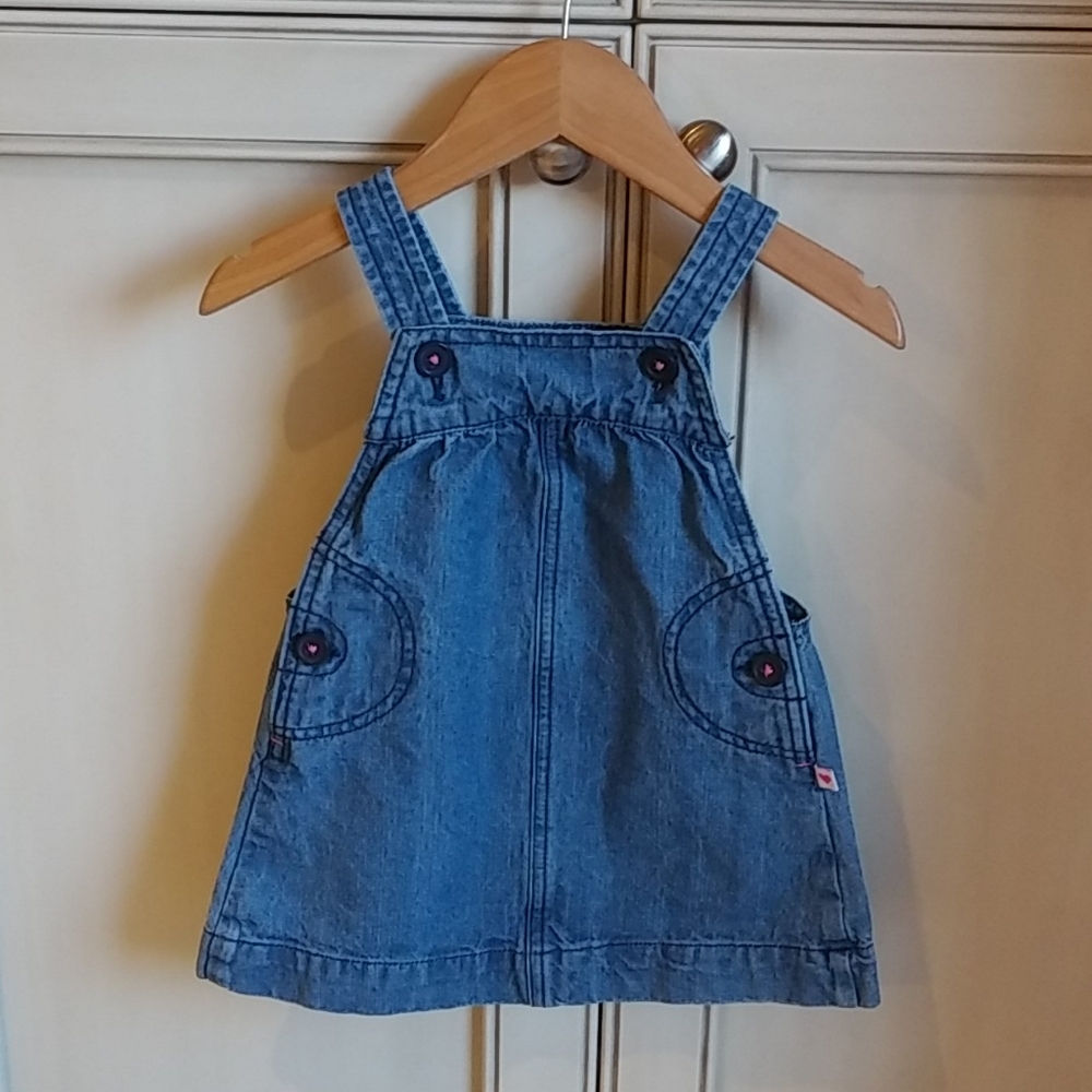 Carter's Denim Overall's Dress Size 18 Months